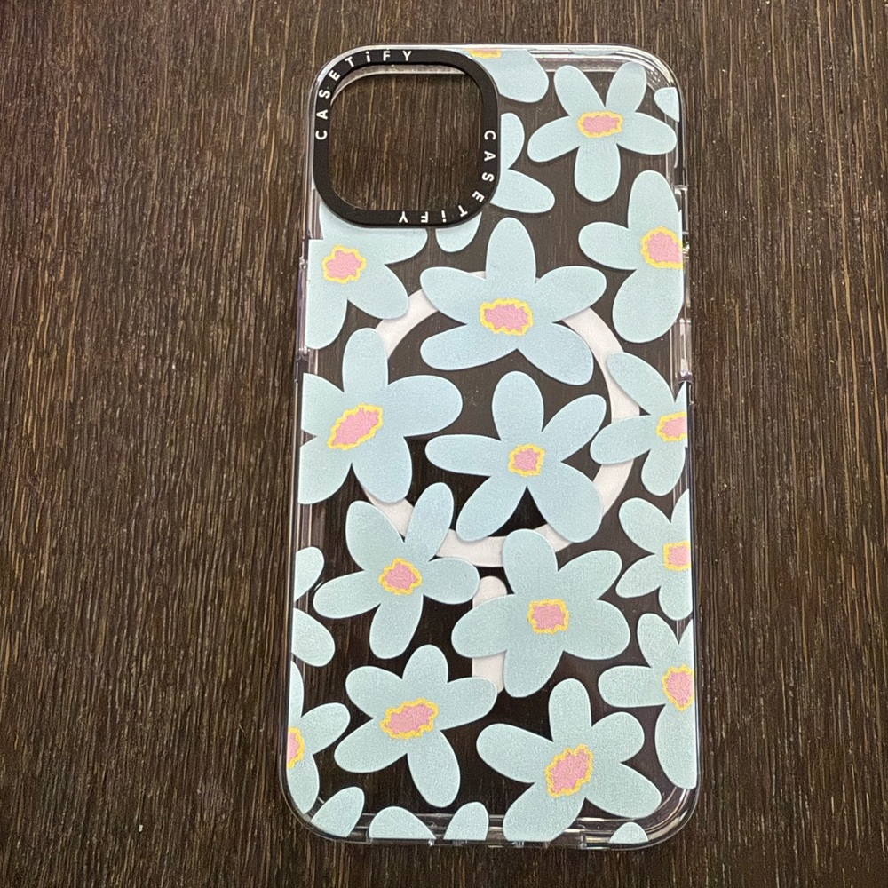 Casetify White and Yellow Phone Case Floral Design - iPhone 14